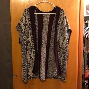 Short sleeve cardigan